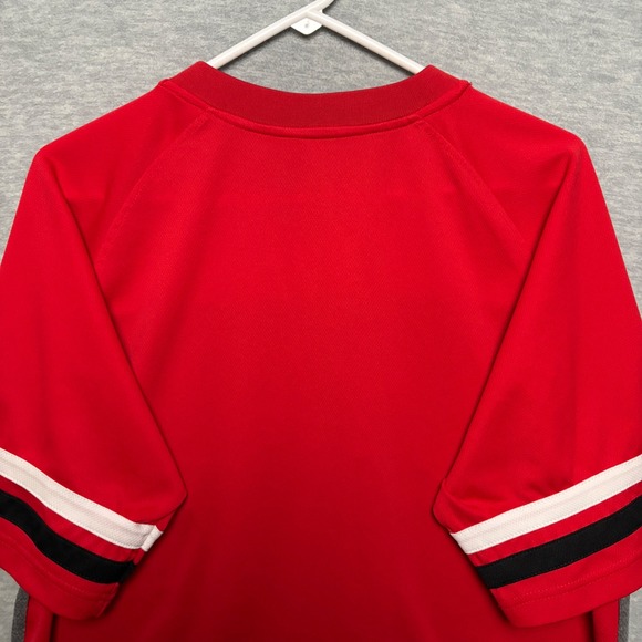 Cincinnati Reds True Fan MLB T-Shirt Baseball Jersey V-Neck Men Large‎ - Picture 8 of 9